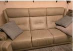 zetel 3 zit en 1 zit, Huis en Inrichting, Zetels | Zetels, Ophalen, Gebruikt, Overige maten, Leer