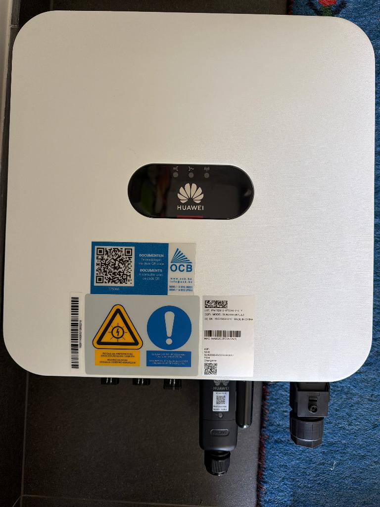 Huawei omvormer 4KTL-L1, Ophalen, Zo goed als nieuw, Compleet systeem