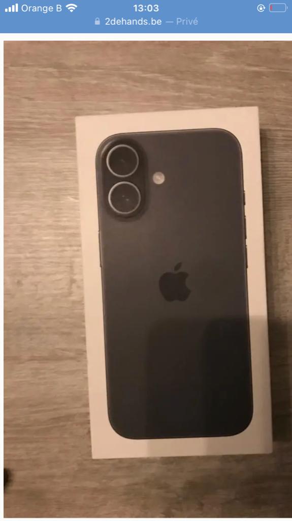 Iphone 17 black nieuw, Overige modellen, Zwart, Nieuw, 100 %