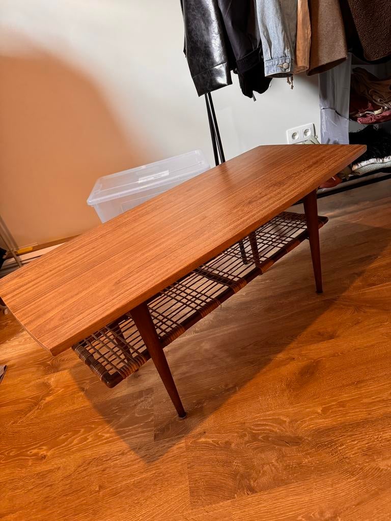 Vintage salontafel, Ophalen, Minder dan 50 cm, Gebruikt, 100 tot 150 cm