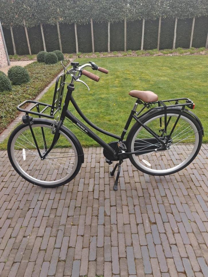 Damesfiets 28" Shimano Nexus mat zwart merk Tounis, Fietsen en Brommers, Fietsen | Dames | Damesfietsen, Zo goed als nieuw, Overige merken
