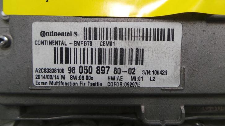 CITROEN C4 PICASSO INFORMATIE DISPLAY 2014, Autos : Pièces & Accessoires, Autres pièces automobiles, Utilisé, ARN reconnu, Stiba membre