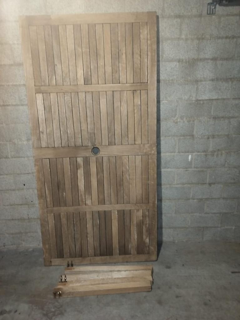 tuintafel teak, Tuin en Terras, Tuintafels, Ophalen, Zo goed als nieuw, Rechthoekig, Teakhout