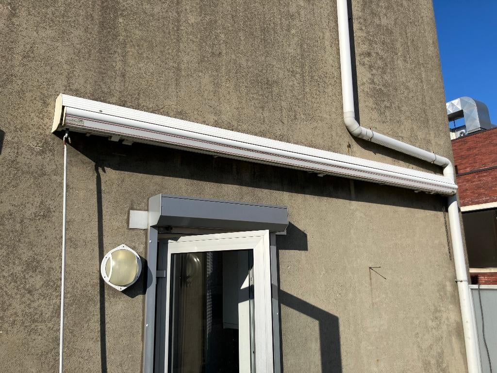 auvent de 4 mètres de large, Jardin & Terrasse, Protection solaire, Enlèvement, Utilisé, 250 cm à 450 cm, Store à projection