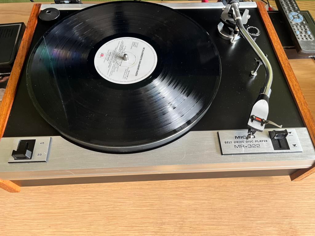 Top platenspeler micro seiki MR-322, Ophalen of Verzenden, Zo goed als nieuw, Platenspeler