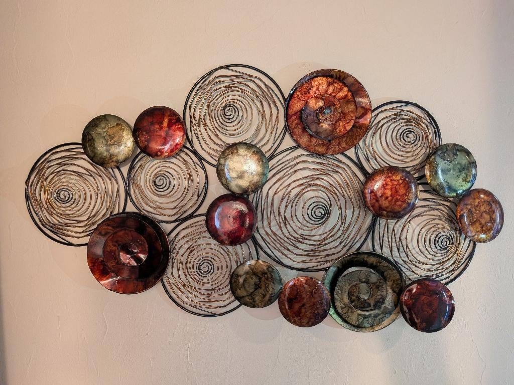 Wanddecoratie, Ophalen, Metaal, Decoratieobject, Zo goed als nieuw