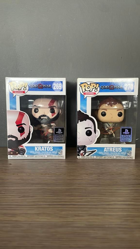 Funko Pop Kratos & Atreus, Ophalen of Verzenden, Nieuw
