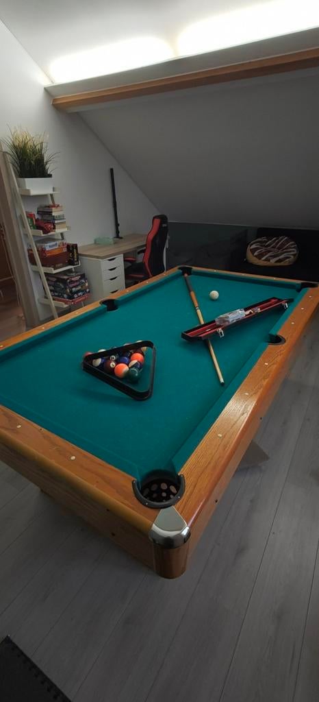 Table de billard robuste 205 x 115, Enlèvement, Utilisé, Table de billard