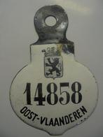 plaque fiscale emaillée 1902 flandre orientale, Enlèvement ou Envoi