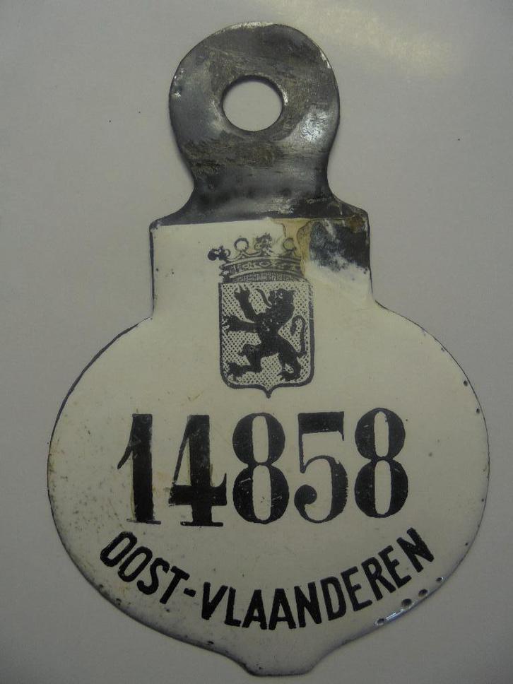 email taksplaat 1902 oost vlaanderen, Antiek en Kunst, Curiosa en Brocante, Ophalen of Verzenden