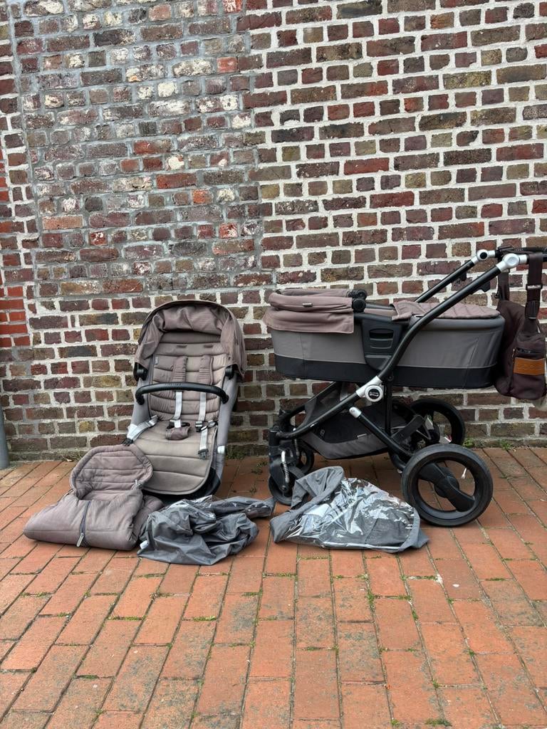 Buggy Britax all in, Gebruikt, Verstelbare duwstang, Combiwagen, Ophalen