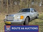 Mercedes-Benz 560 SEL | 1986 | Route 66 Auctions, Auto's, Zwart, Mercedes-Benz, Bedrijf, Handgeschakeld