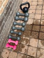 fitness gewichten, Sports & Fitness, Équipement de fitness, Enlèvement, Comme neuf, Bras, Set d’haltères