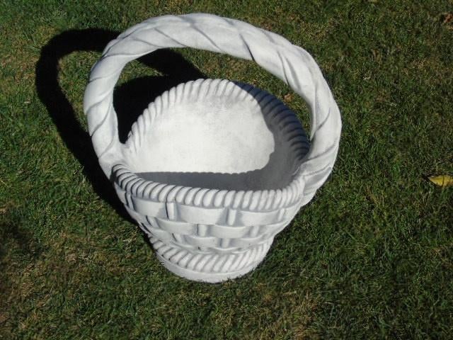 jardinière , pot de fleur en pierre patinée ..., Steen, Rond, Nieuw, Balkon