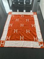 Hermès deken plaid oranje nieuw, Huis en Inrichting, Woonaccessoires | Plaids en Woondekens, Ophalen of Verzenden, Nieuw