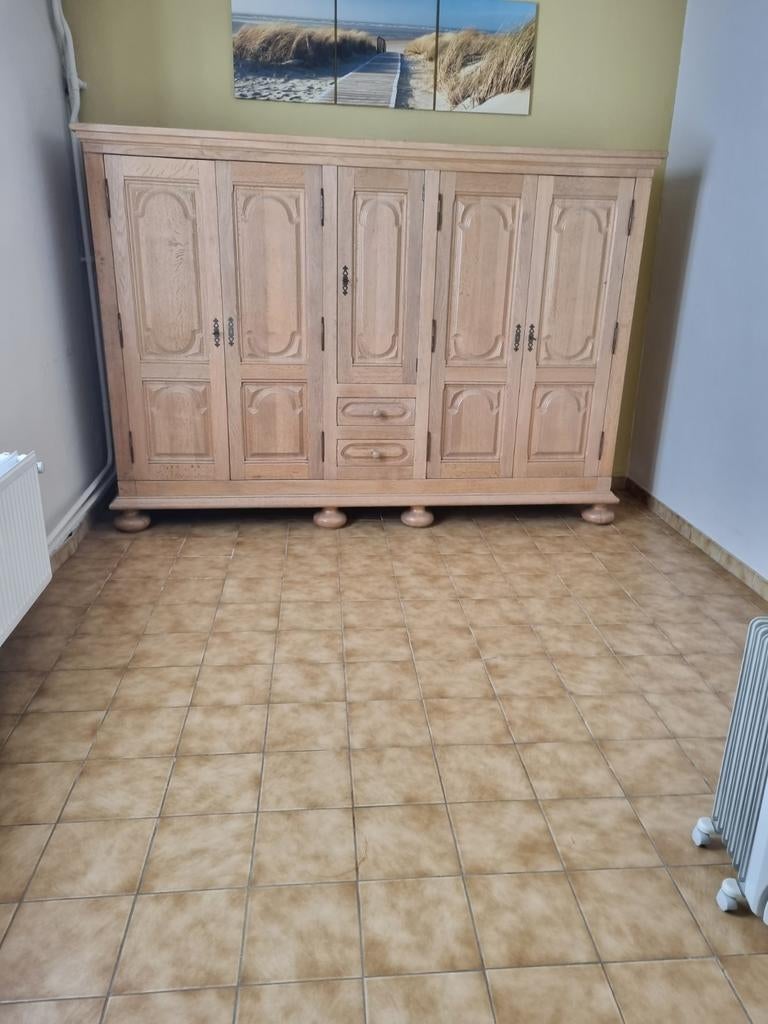 Garde-robe en chêne, Maison & Meubles, Enlèvement, Chêne