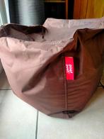 Poef zitzak bruin, Maison & Meubles, Sièges-poires, Enlèvement ou Envoi, Comme neuf, Brun, Pouf