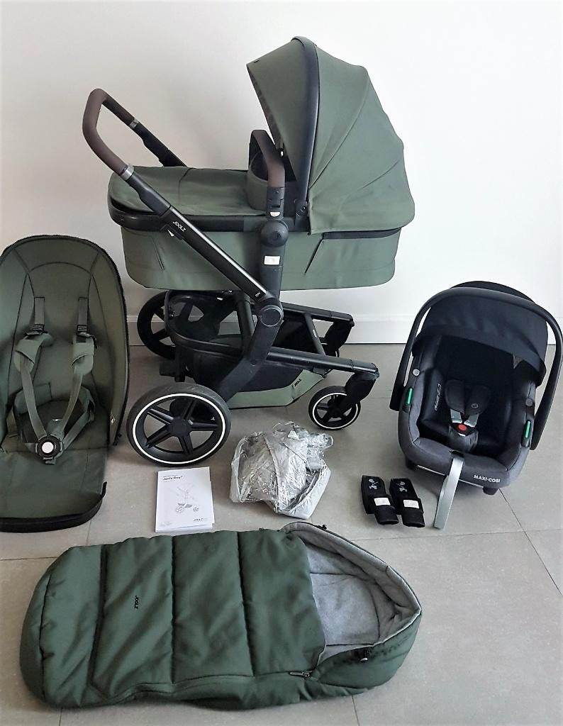Joolz Day+ – Forest Green, Kinderen en Baby's, Ophalen, Kinderwagen, Overige merken, Verstelbare duwstang