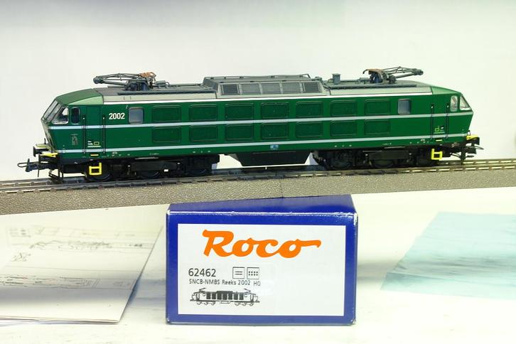 ROCO 62462 SNCB NMBS 2002 RONET DC DIGITAL 5 PÔLES FEUX LEDS, Hobby en Vrije tijd, Modeltreinen | H0, Zo goed als nieuw, Locomotief