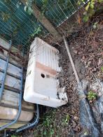 Ancien évier de cuisine en faïence., Enlèvement, Utilisé, Blanc