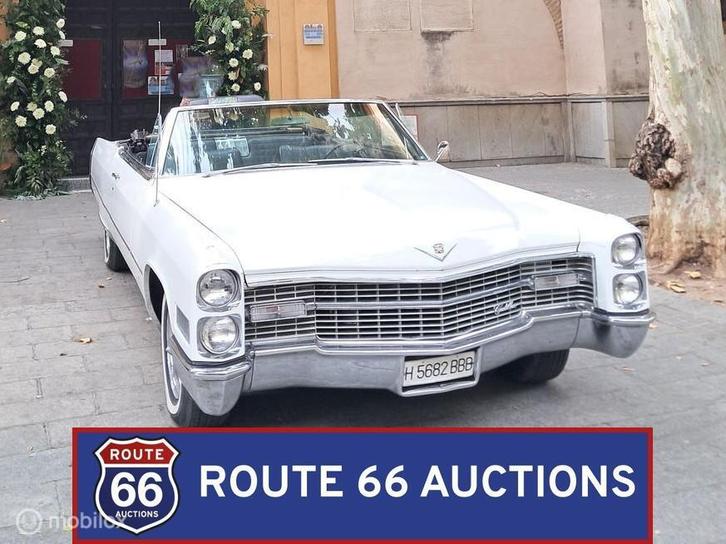 Cadillac DeVille Cabriolet | 1966 | Route 66 Auctions, Auto's, Oldtimers, Bedrijf, Te koop, Cadillac, Benzine, Overige carrosserie