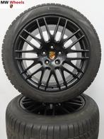 Porsche Cayenne 20 inch Spyder velgen zwart met winterbanden, Pneus et Jantes, Pneus hiver, 275 mm, -