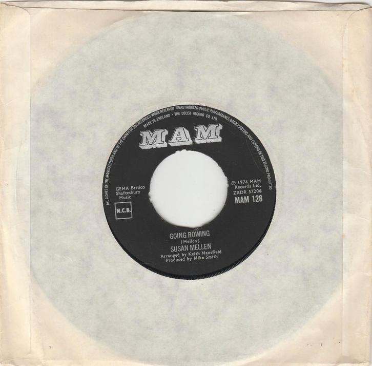 45T: Susan Mellen: Going rowing   Pop, Cd's en Dvd's, Vinyl Singles, Gebruikt, Single, Pop, 7 inch, Ophalen of Verzenden