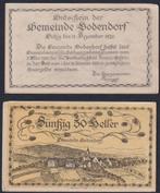 Bodendorf, Verzenden, Oostenrijk, Los biljet