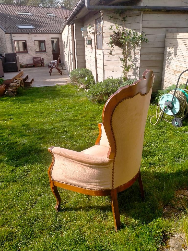 Fauteuil ancien style empire, Enlèvement, Utilisé