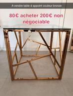 Table d appoint, Maison & Meubles, 55 à 75 cm, Enlèvement, Métal ou Aluminium, Carré