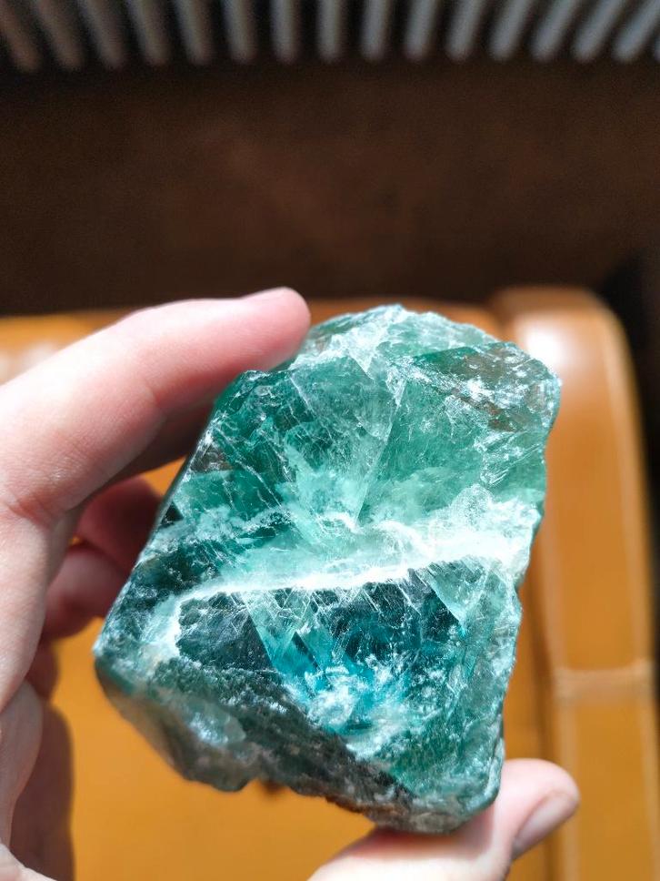 Lot de fluorite bleu/vert brut, Collections, Minéraux & Fossiles, Minéral, Enlèvement ou Envoi