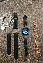 Apple watch Series 8 41mm Zwart Krasvrij Nauwelijks gedragen, Enlèvement ou Envoi, Noir