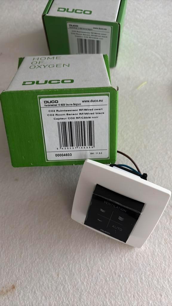 Duco CO2 ruimtesensor (0000-4603), Doe-het-zelf en Bouw, Ventilatie en Afzuiging, Nieuw, Ophalen of Verzenden