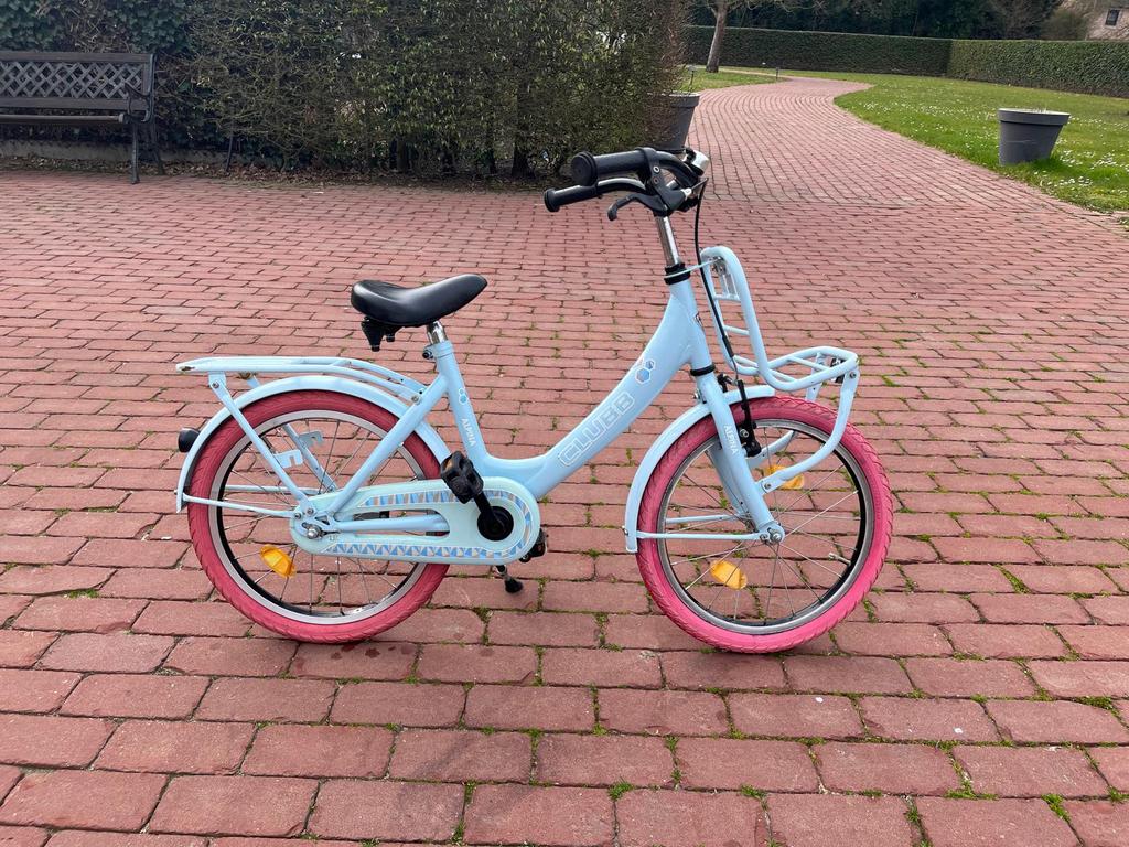 Kinderfiets meisjes, Ophalen, Zo goed als nieuw, 18 inch
