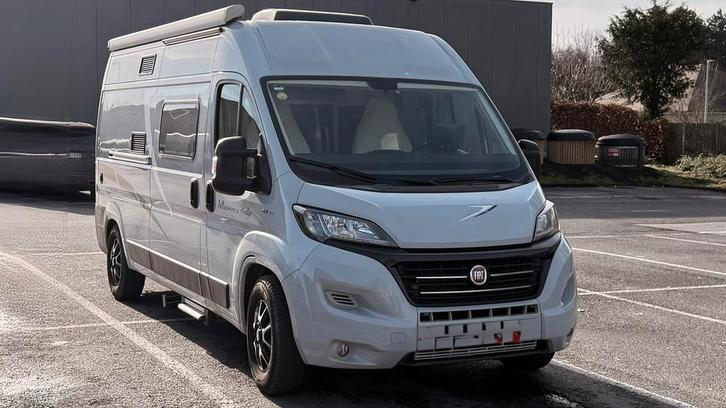 Prachtige campervan in nieuwstaat, Caravanes & Camping, Camping-cars, Particulier, Fiat, Diesel, Boîte manuelle, Douche, Auvent
