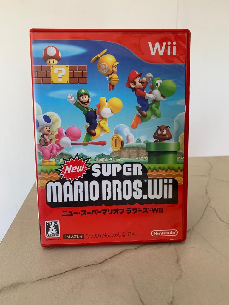 New super Mario Bros Wii  - WII - NTSC-J -  Très bon état, 1 joueur, Comme neuf, À partir de 3 ans, Plateforme