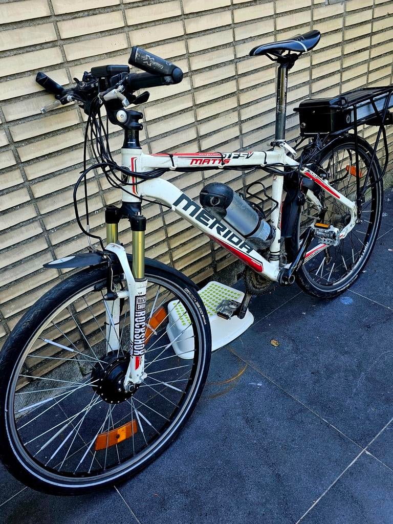 Electrische mountainbike Merida met 2 batterijen, Fietsen en Brommers, Elektrische fietsen, 47 tot 51 cm, 50 km per accu of meer