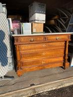 Commode ancienne en chêne, tablette en marbre à restaurer, Maison & Meubles, Armoires | Commodes, Enlèvement ou Envoi, Utilisé