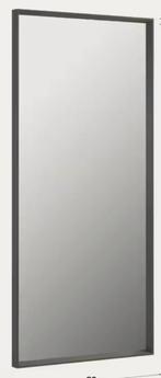 Grand miroir de 2m armature métal noir, Enlèvement