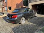 BMW 218i Cabrio, Auto's, 100 kW, Zwart, 1485 kg, Handgeschakeld