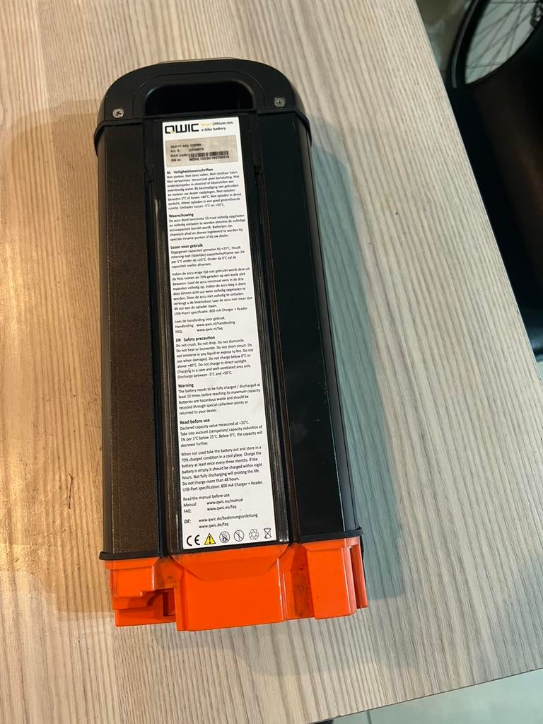 Batterie Qwic, Enlèvement, Comme neuf