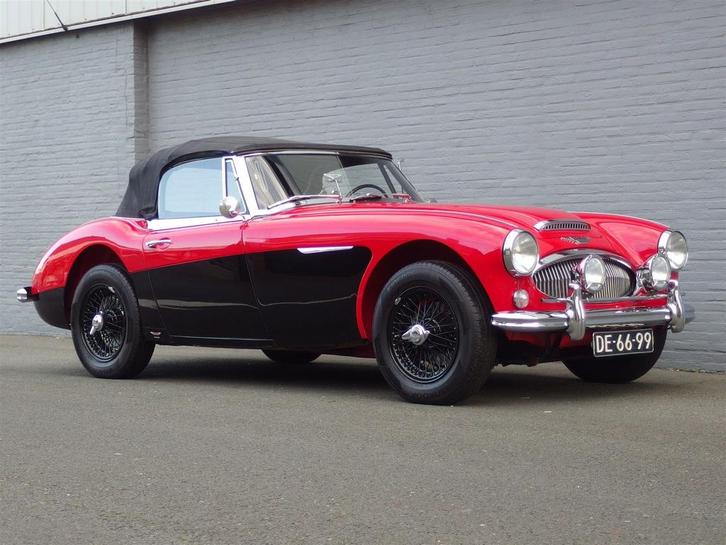 Austin Healey 3000  BJ8 Mk3 1964 Perfect, Auto's, Overige Auto's, Bedrijf, Mistlampen, Benzine, Cabriolet, Handgeschakeld, Rood