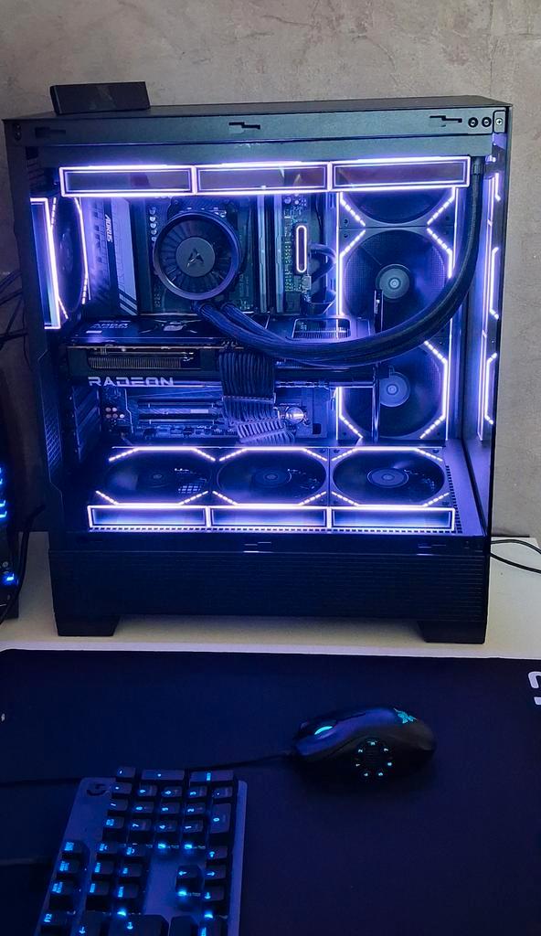 Ryzen 7 9700x gaming-pc, rx9070xt, 32 GB ddr5, Computers en Software, Desktop Pc's, Nieuw, 4 Ghz of meer, SSD, 32 GB, Met videokaart