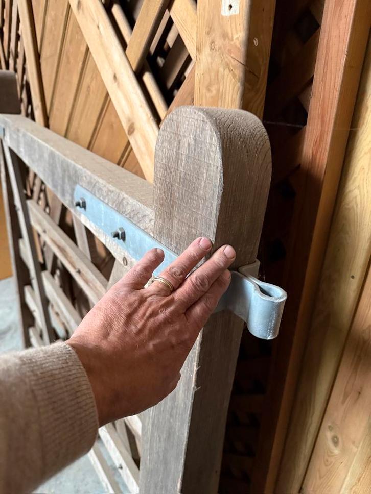 Engelse poort, Tuin en Terras, Tuinhekken en Hekwerk, Zo goed als nieuw, Hout, Ophalen of Verzenden