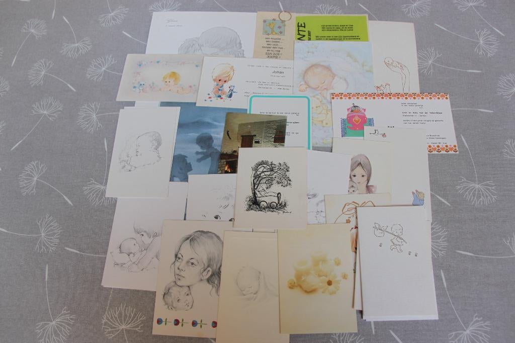 Cartes de naissance, Collections, Cartes de naissance & Cartes de visite, Enlèvement ou Envoi, Carte de naissance