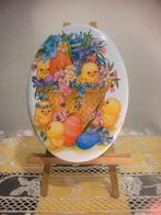 Boîte en métal poussin de pâques vintage, Enlèvement ou Envoi