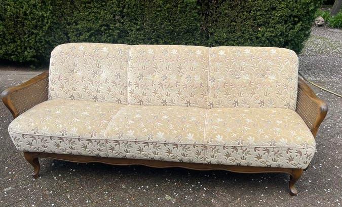 Zetel sofa VINTage Canapé beige, Antiquités & Art, Enlèvement