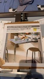 Meuble de cuisine table retractable pour caisson tiroir L80c, Neuf, Gris, Moins de 100 cm, Enlèvement