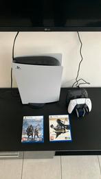 PS5 met disc drive 825 Gb, Games en Spelcomputers, Spelcomputers | Sony PlayStation 5, Ophalen, Zo goed als nieuw