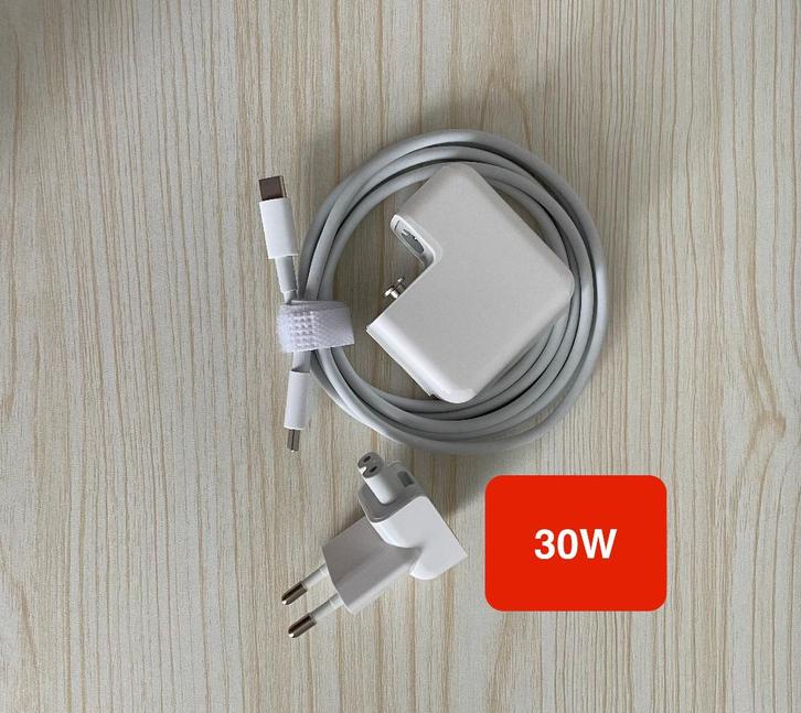 USB C - 30W oplader voor MacBook Air - Nieuw, Computers en Software, Laptop-opladers, Nieuw, Ophalen of Verzenden
